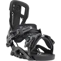 Nidecker - Fixations de snowboard - Flow Fuse Black en Nylon - Taille 45-49,5 - Noir