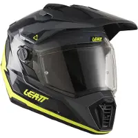 Leatt 7.5 V26, casque d aventure ,Noir/Gris Foncé/Jaune Néon ,M