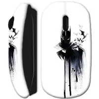 MANIACASE Souris Sans Fil - Batman - Chauves Souris - Noir - USB Wifi - Compatible Mac et PC