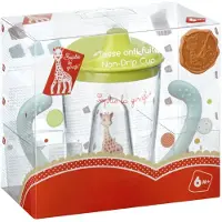 Sophie de Giraf Tasse av. Poignée/Bec - Transparent/Vert av. So - - UneTaille - Tasse