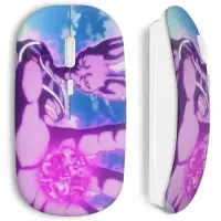 MANIACASE Souris Sans Fil - Dragon Ball - Beerus - Violet - USB - Compatible Mac et PC