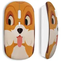 MANIACASE Souris Sans Fil Rox Et Rouky Chien
