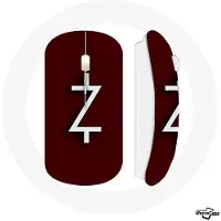 MANIACASE Souris sans fil - - Ozark - Rouge - Clé USB wifi incluse - Compatible Mac et PC