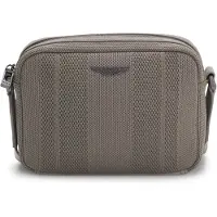 BOSS Sac porté croisé en maille x ASTON MARTIN avec garnitures en cuir suédé