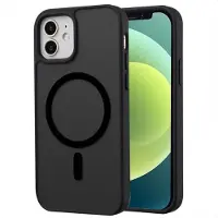 IMoshion Coque Color Guard avec MagSafe pour Apple iPhone 12 (Pro) - Noir