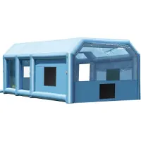 Vevor Cabine de Peinture Gonflable 8x4,5x3 m