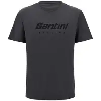 Santini T-shirt à Manches Courtes Logo