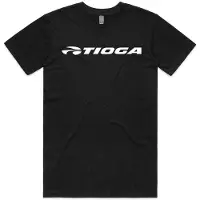 Tioga Logo Short Sleeve T-shirt Noir L Homme