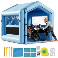 Vevor Cabine de Peinture Gonflable 3x2,5x2,5 m