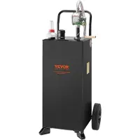 Vevor Chariot à essence 30 gallons réservoir de stockage de carburant avec roues