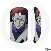 MANIACASE Souris Sans Fil - Hisoka - Hunter x Hunter - Clé USB WiFi incluse - Compatible Mac et PC - Blanc
