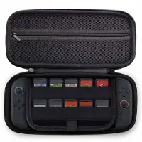 IMoshion Etui Nintendo Switch 2 avec poche zippée - Etui pour Nintendo Switch 2 / Switch (OLED) avec poignée - Noir