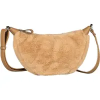 Tom Tailor Sac à bandoulière en denim marron, Liriel Winter, Cross bag M, camel
