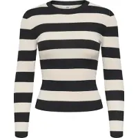 JDY Pull-over 'JDYPlum' noir / blanc