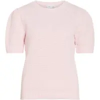 Vila Dalo O-neck Knit Short Sleeve Sweater Rose L Femme
