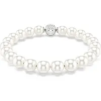 Swarovski Bracelet 'Matrix' argent / blanc perle