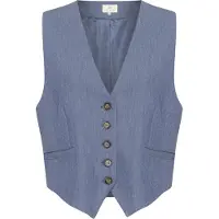 Kaffe Gilet de costume 'Sakura' bleu