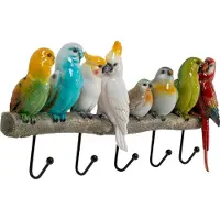 Kare design Portemanteau mural oiseaux exotiques