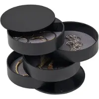 Yamazaki Porte-Bijoux Yamazaki Tower 4 Tiers Noir