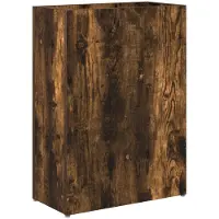 vidaXL Porte-Parapluie Chêne Fumé 40 X 20 X 55,5 Cm Bois D'ingénierie