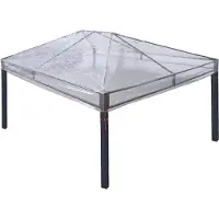 vidaXL Housse de remplacement pour tonnelle, 400 x 300 x 32 cm, PVC transparent