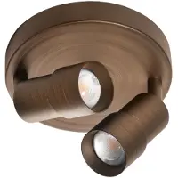 Eth Projecteur de surface à deux lumières Liam LED - Bronze
