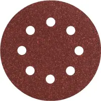 Bosch 2609256A16 Feuilles Abrasives Pour Ponceuses Excentriques Diamètre 115 Mm 8 Trous Grain 60 Lot De 5 Feuilles