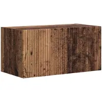 vidaXL Armoire TV murale en vieux bois 60 x 31 x 29,5 cm Matériau dérivé du bois