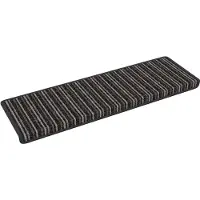 vidaXL Protège-escalier autocollant 15 pcs Anthracite 65 x 21 x 4 cm