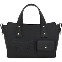 Tous pour femme. 2002373451 City Handbag Medium noir (OSFA), Casuel, Polyuréthane