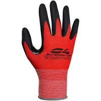 C4 Gants Dyn, couleur rouge, taille L (pour femme), couleur rouge, taille L