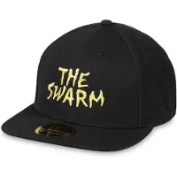 Grimey The Swarm Dc Shoes X Raw Honey Fitted Cap Noir 7 3/8