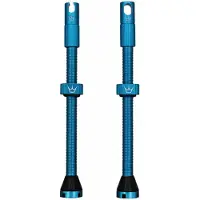 Peaty's Peatys X Chris King MK2 Tubeless Valves 1 paire tubeless 80 mm turquoise PTV2-80-TRQ-12