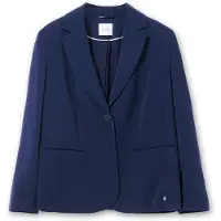 Sheego Blazer bleu foncé