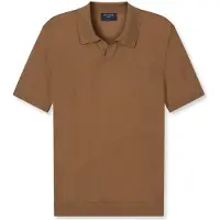 Olymp Casual Regular Fit Polo en maille nougat, Unicolore