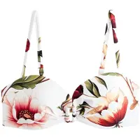 Next Hauts de bikini vert / rouge / blanc