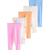 Next Leggings beige clair / bleu clair / jaune clair / rose / blanc naturel