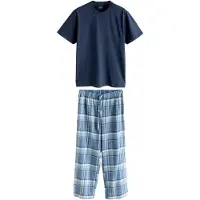 Next Pyjama long bleu / bleu marine / blanc