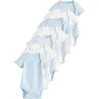 Next Barboteuse / body beige / bleu ciel / bleu pastel / blanc cassé