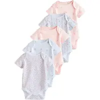 Next Barboteuse / body vert / rose / poudre / blanc