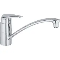 CASA39 Mélangeur monocommande pour évier EURODISC EURODISC DN 15 pour chauffe-eau ouvert chromé