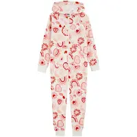 We fashion Pyjama rose / rose foncé / blanc