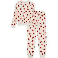 We fashion Pyjama rouge / blanc naturel