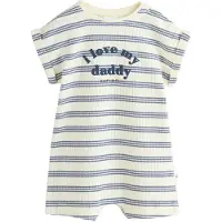 Next Barboteuse / body bleu-gris / bleu foncé / blanc naturel