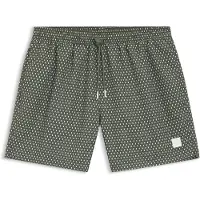 BOSS Short de bain imprimé avec badge logoté