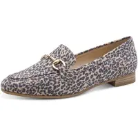 Marco Tozzi Chaussure basse beige / moka / noir