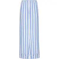 s.Oliver Pantalon de pyjama bleu / blanc cassé
