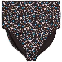 Swim By Zizzi Bas de bikini 'Skatrin' beige / bleu clair / caramel / brun foncé