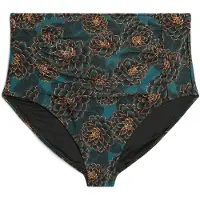 Swim By Zizzi Bas de bikini bleu / bronze