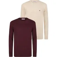 Felix Hardy Pull-over beige / bordeaux